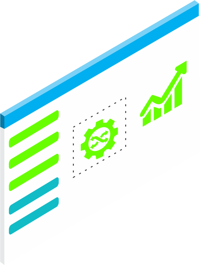 Gráfico de mantenimiento representando la gestión de mantenimiento empresarial.